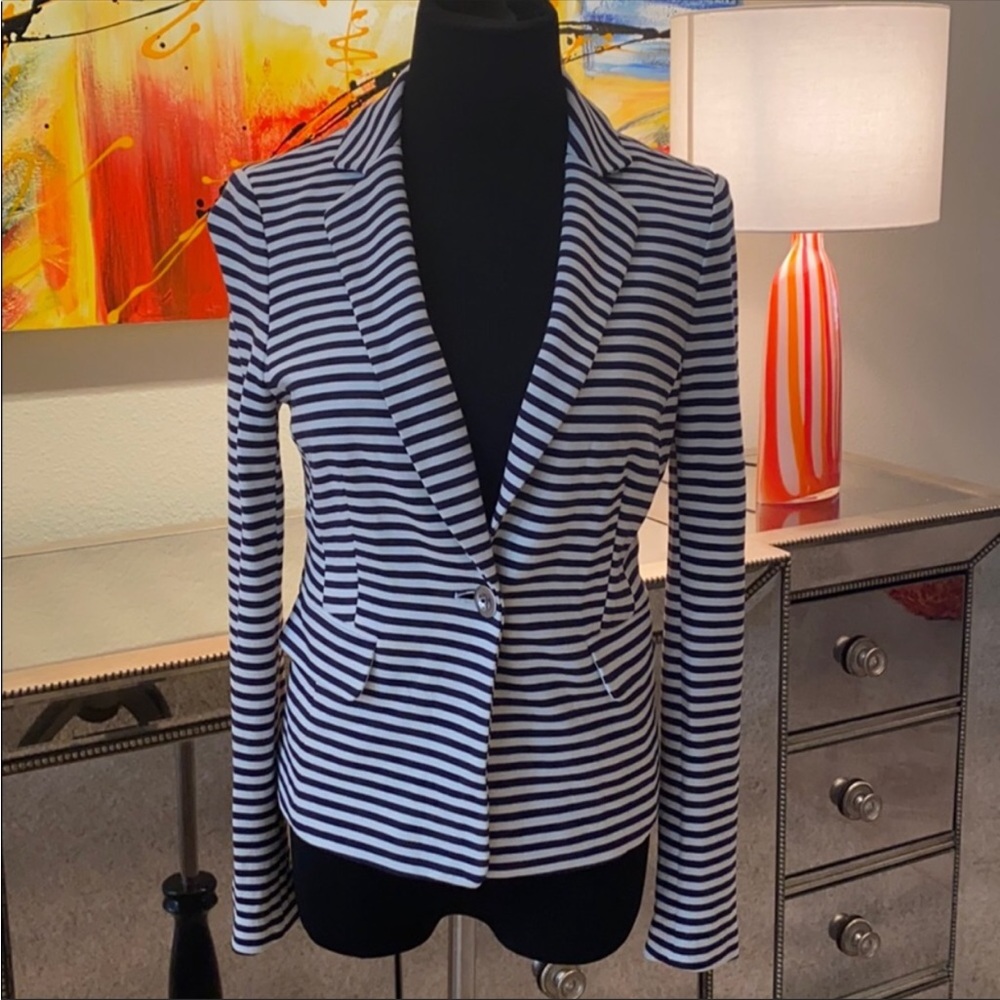 J. Crew Striped Jacket Sz 4